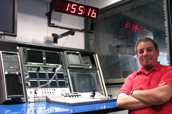 Mario Sánchez, realizador de CajaNegra TV