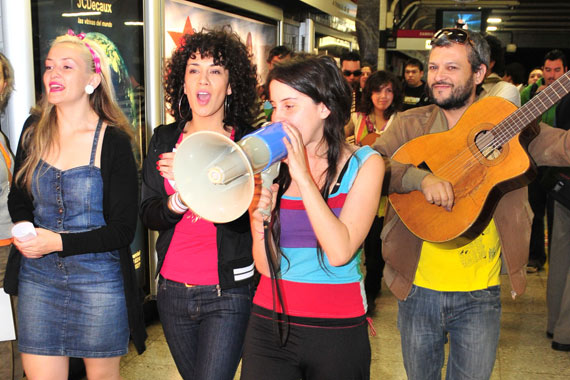 Artistas anunciaron en el Metro la celebración del Día de la Música Artistas anunciaron en el Metro la celebración del Día de la Música