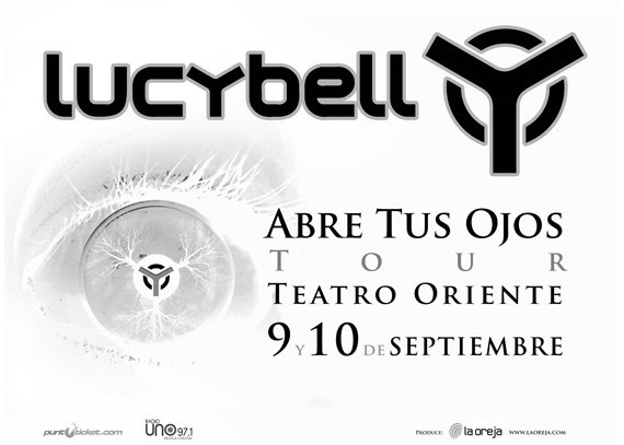 Lucybell en el Teatro Oriente el sábado 10 de septiembre Lucybell en el Teatro Oriente el sábado 10 de septiembre