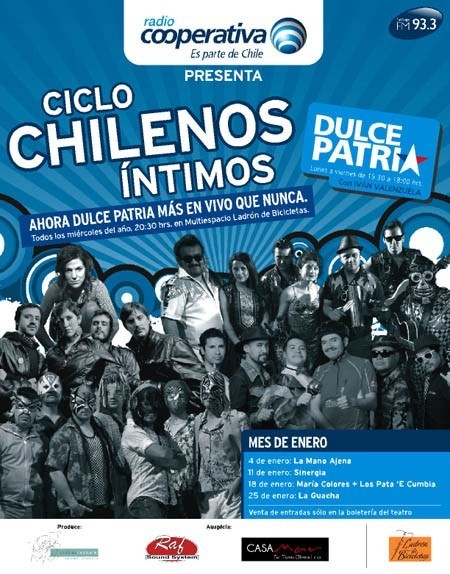 Mar&iacute;a Colores y Pata'e Cumbia en el ciclo Chilenos &Iacute;ntimos en el Ladr&oacute;n de Bicicletas
