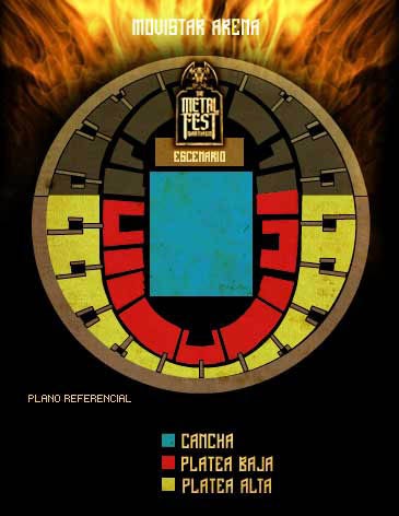 The Metal Fest 2012 - Ubicaciones