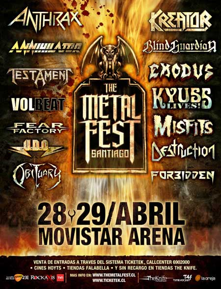 The Metal Fest Chile 2012