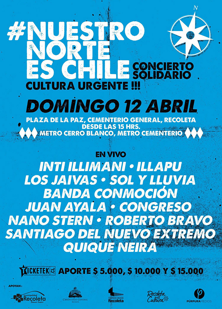 concierto solidario norte de chile 2015