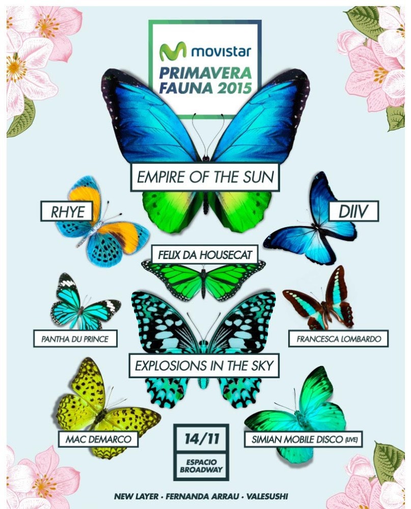 Cartel de Primavera Fauna 2015