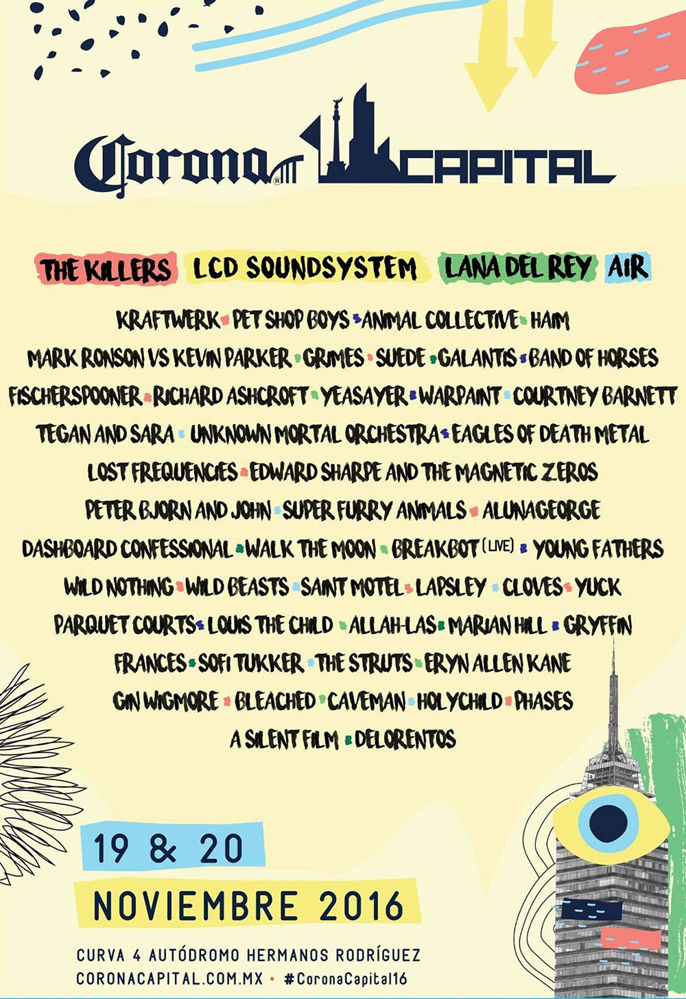 Corona Capital 2016 line up