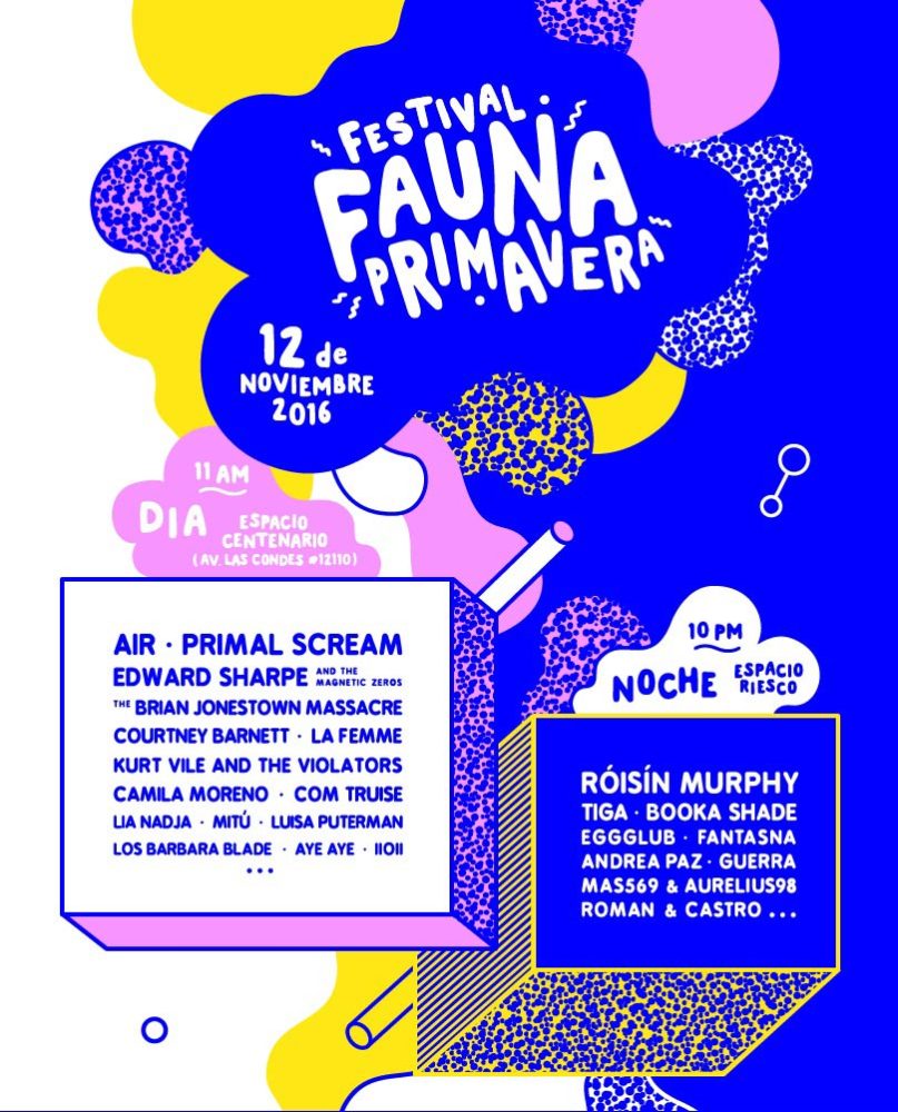Fauna Primavera 2016 cartel