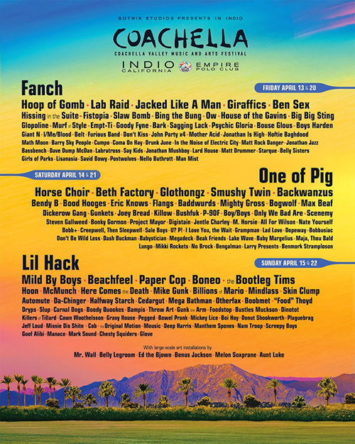 Botnik Studios Coachella